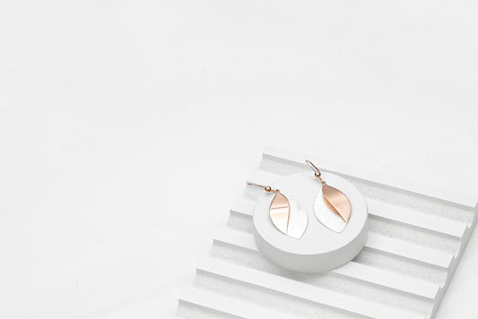 Rose Gold Petals Earrings