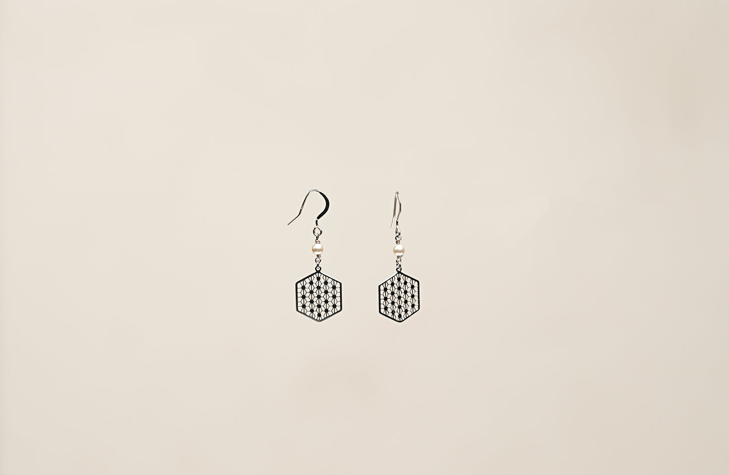 Silver HexaLuxe Earrings