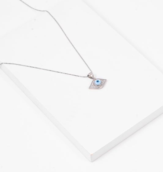 Silver Evil Eye Pendant