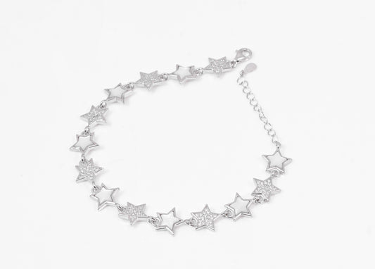 Silver Star Bracelet